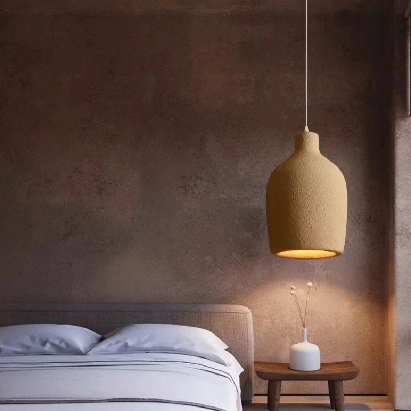 Wabi Sabi Ceiling Pendant Light Nordic LED Chandelier for Living Dining Room Bedroom New Model Designer Home Decor Hanghing Lamp