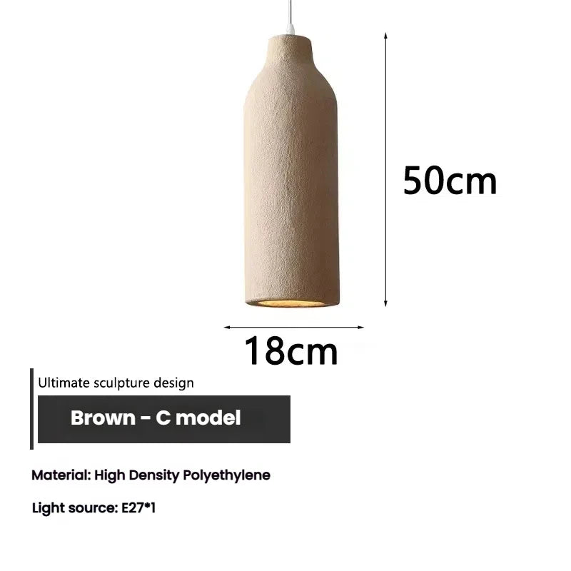 Wabi Sabi Ceiling Pendant Light Nordic LED Chandelier for Living Dining Room Bedroom New Model Designer Home Decor Hanghing Lamp