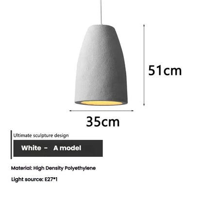 Wabi Sabi Ceiling Pendant Light Nordic LED Chandelier for Living Dining Room Bedroom New Model Designer Home Decor Hanghing Lamp