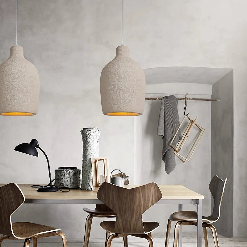 Wabi Sabi Ceiling Pendant Light Nordic LED Chandelier for Living Dining Room Bedroom New Model Designer Home Decor Hanghing Lamp