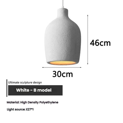Wabi Sabi Ceiling Pendant Light Nordic LED Chandelier for Living Dining Room Bedroom New Model Designer Home Decor Hanghing Lamp