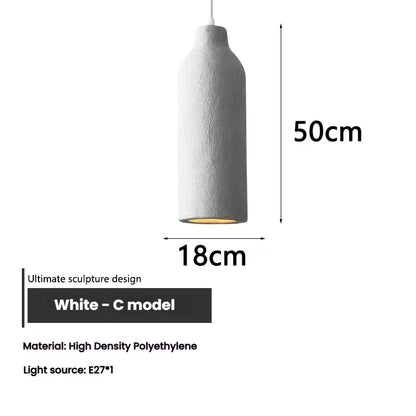 Wabi Sabi Ceiling Pendant Light Nordic LED Chandelier for Living Dining Room Bedroom New Model Designer Home Decor Hanghing Lamp