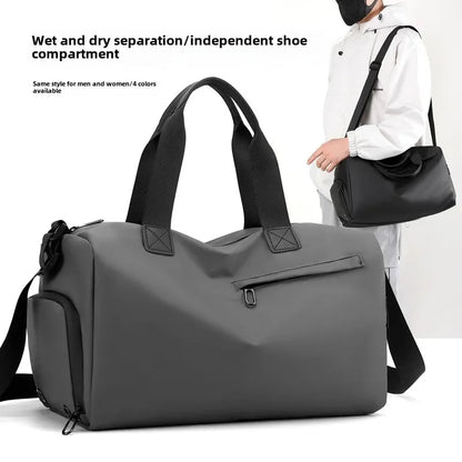 Fashion Travel Bags for Women Large Capacity Men'S Sports Bag Waterproof Weekend Sac Voyage Female Messenger Bag Dry and Wet